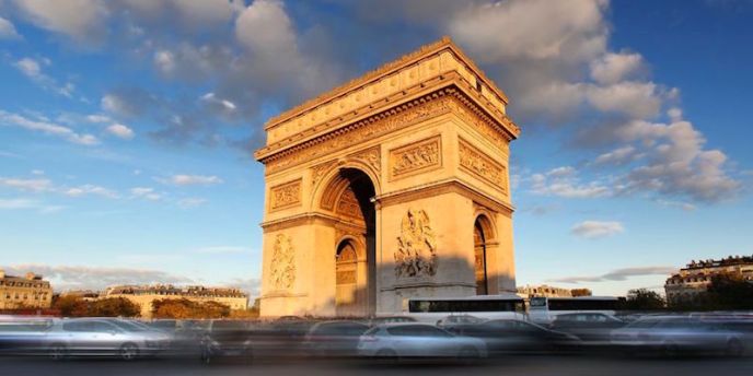 Arc de Triomphe, Champs Elysees, Tuileries