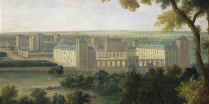 Painting of Chateau de Vincennes in 1724