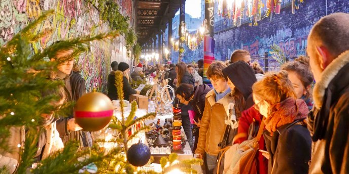 Christmas Market in the 18th Arrondissement of Paris