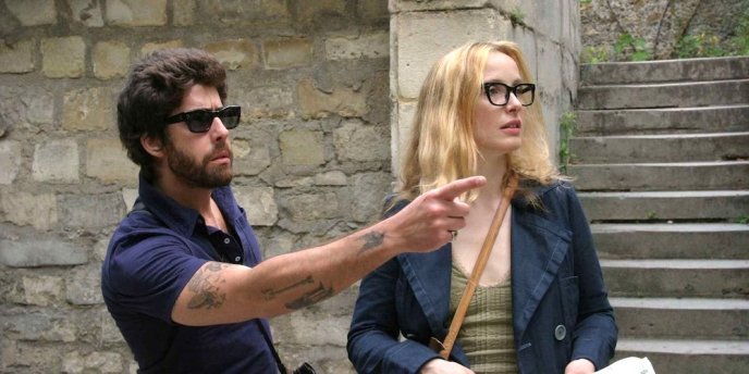 Adam Goldber and Julie Delpy in a still from Two Days in Paris