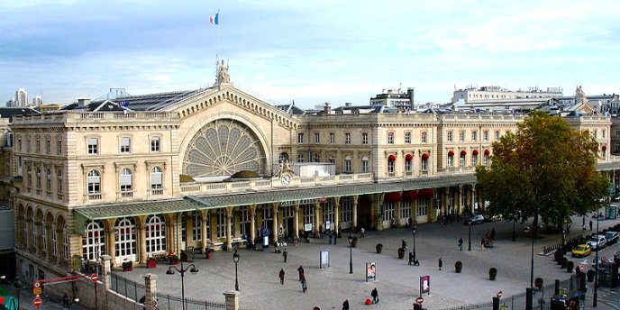 Exterior of Gare de l'Est in the 10th Arrondissement