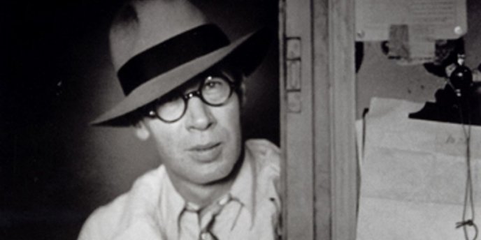 Photograph of writer Henry Miller in Paris