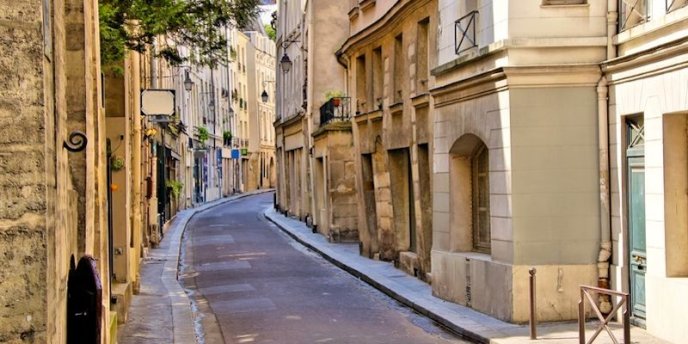 An ancient streets in The Latin Quarter