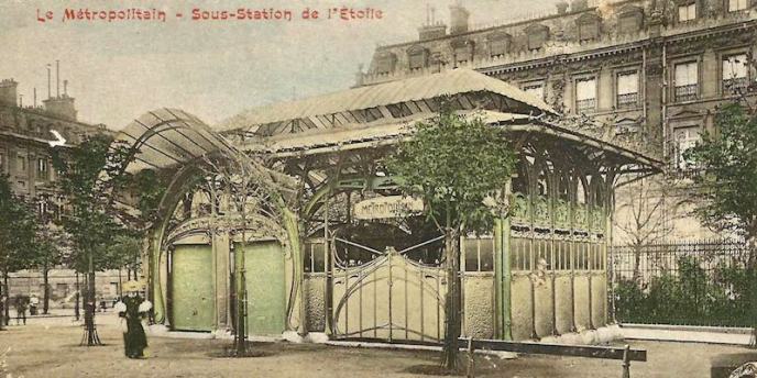 Former Guimard Metro Entrance at Etoile