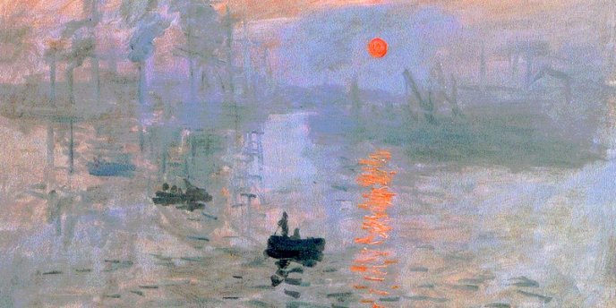 Monet's painting Impression: Sunrise at Marmatton-Monet in Paris