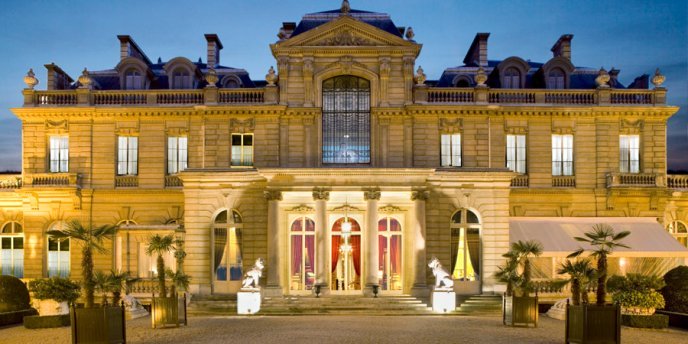 THe magnificent facade of the Jacquemart-Andre Museum in Paris