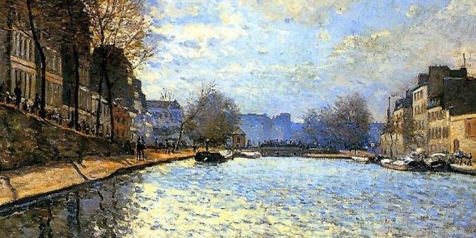 Alfred Sisley, Canal Saint Martin, 1870