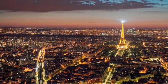 View of Paris from Tour Montparnasse, Wikimedia