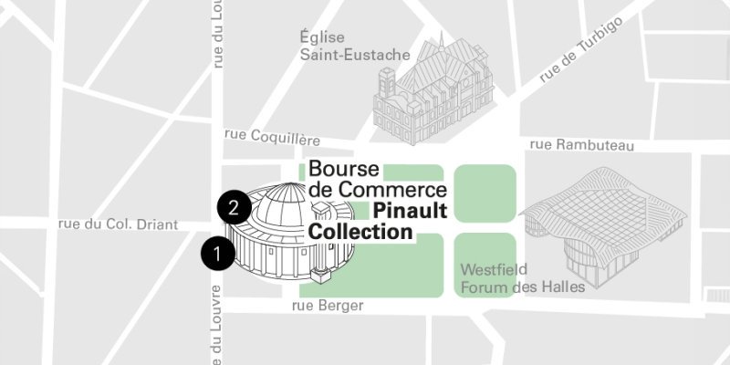 Bourse de Commerce location map