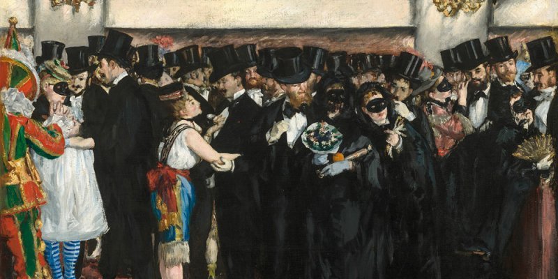 Edouard Manet's painting Bal Masque a l'Opera