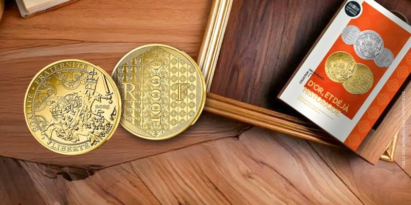 Solid gold 1,000 euro coin available from the Paris Mint