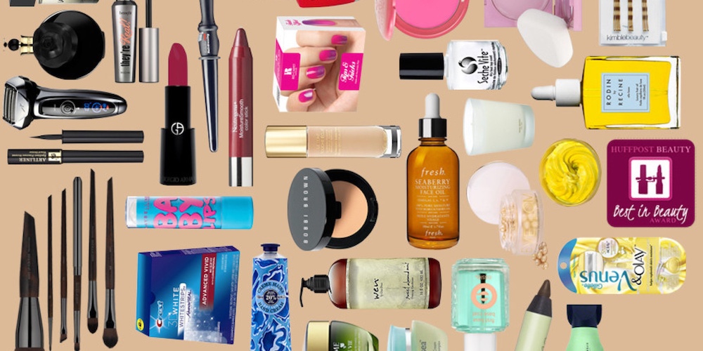 Beauty products, Huffington Post