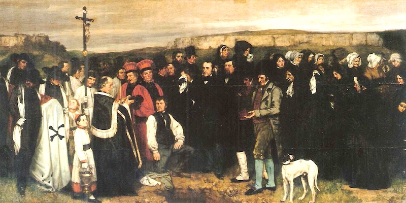 Courbet, A Burial at Ornans