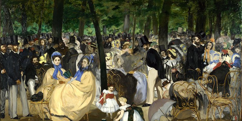 Music in the Tuileries, Manet