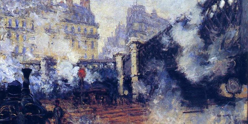 Pont de l'Europe by Monet