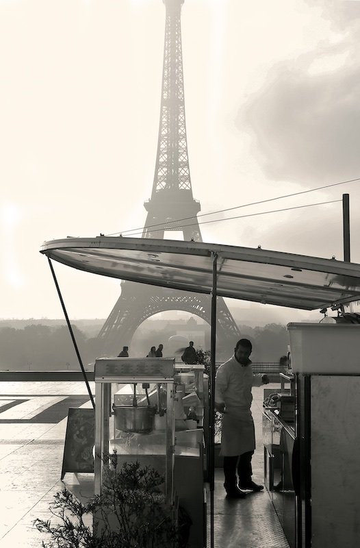 Food Vendor at Trocadero, 2007