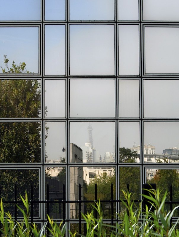 Eiffel Tower Reflection, Parc Andre Citroën, 15th Arrondissement, 2007