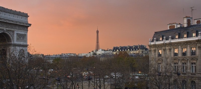 Sunrise at 4 Avenue Carnot, 17th Arrondissement, 2007