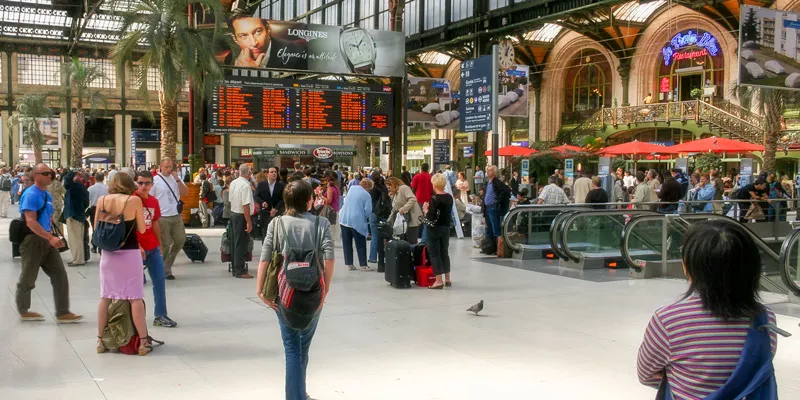 Gare de Lyon in 2006, photo by Mark Craft