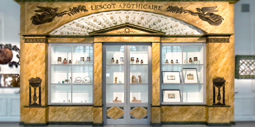 Preserved storefront at Carnavalet